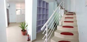 Cubbies and Stairs to Children's House